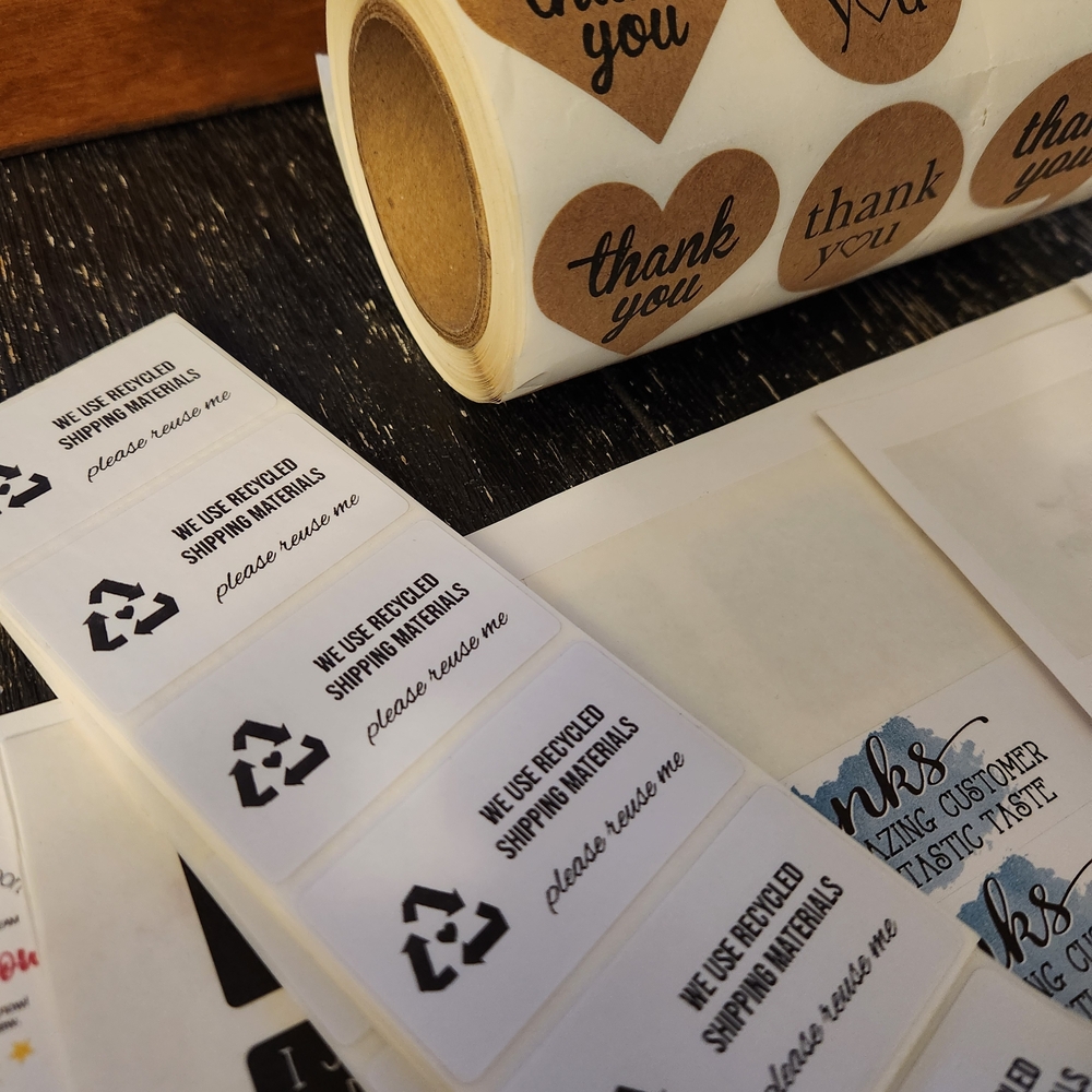 Small Business Shipping / Order Stickers - Picture 2 of 10
